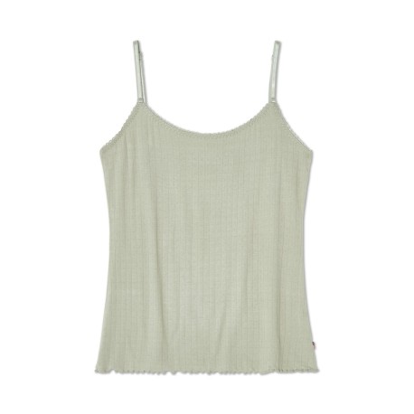 Piżama Zestaw piżamy z wiskozy Pointelle Viscose Blend, zielony-M-12617008-Lexington