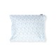 Poszewka na poduszkę-pościel-z kwiatowym wzorem z satynu, niebiesko-biała-12610000-Lexington