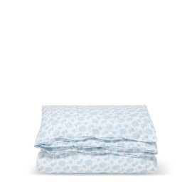 Pościel-Komplet-Bawełniane w kwiaty, niebiesko-białe-12610001-Lexington