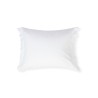 Poszewka na poduszkę-pościel-z przegrzebkiem z bawełny percale, biała-12610016-Lexington