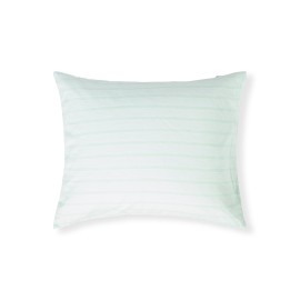 Poszewka na poduszkę-pościel-Paskowana z perkalu, biała/zielona-12610020-Lexington