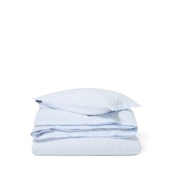 Pościel-Komplet-pościel-Paskowane bawełniane sateenowe, niebiesko-białe-12610005-Lexington