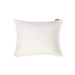 Poszewka na poduszkę-pościel-z bawełnianego satynu, beżowo-biała-12610008-Lexington