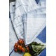 Ręcznik kuchenny, Menu imprezowe, organiczna bawełniana , niebieski-12613009-Lexington