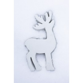 białe renifery figurki