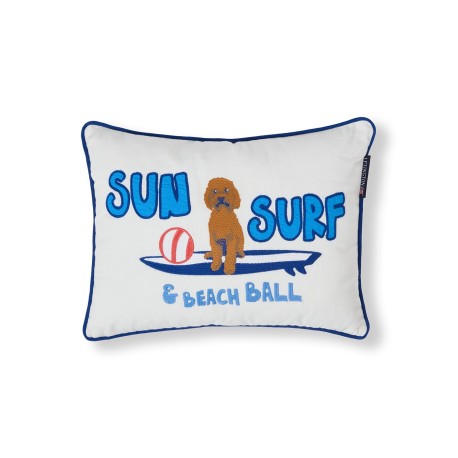 Poduszka dekoracyjna–Sun Surf organic cotton twill 40x30, biała multii-12624112-Lexington