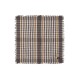 Checked Linen/Cotton Napkin with Fringes
