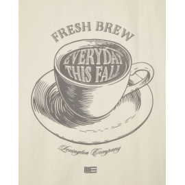 Fresh Brew Printed Org Cotton Kitchen Towel 50x70