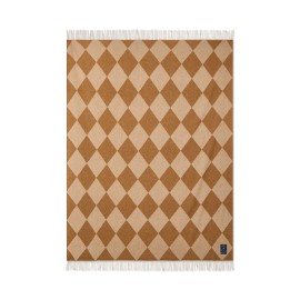 Argyle Recycled Wool Throw 130x170