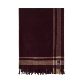 Frame Striped Recycled Wool Throw