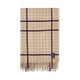 Checked Recycled Wool Throw