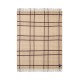 Checked Recycled Wool Throw