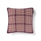 Checked Recycled Cotton Pillow Cover 50x50