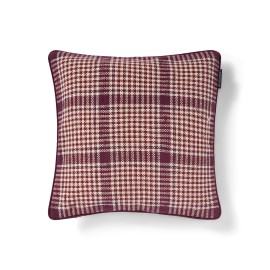 Checked Recycled Cotton Pillow Cover 50x50