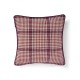Checked Recycled Cotton Pillow Cover 50x50