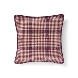 Checked Recycled Cotton Pillow Cover 50x50