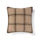 Checked Recycled Cotton Pillow Cover 50x50