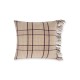 Checked Recycled Wool Pillow Cover
