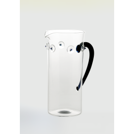 PATEA TALL CARAFE CLEAR, BLUE