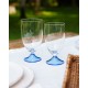 MAESTRO LIGHT BLUE WINE GLASS 4 sztuki