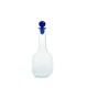 BILIA BOTTLE CLEAR, STOPPER BLUE