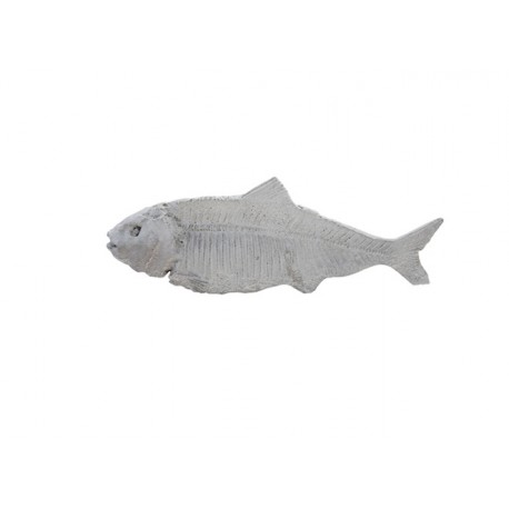 ryby figurki dekoracyjne białe beton