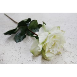 Róża real touch biała 70 cm