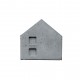 Świecznik betonowy Domek mały