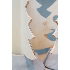 A_Choinka Teddy mała z betonową podstawą